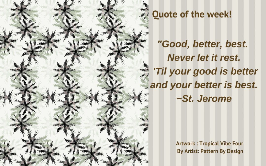Quote of the week!