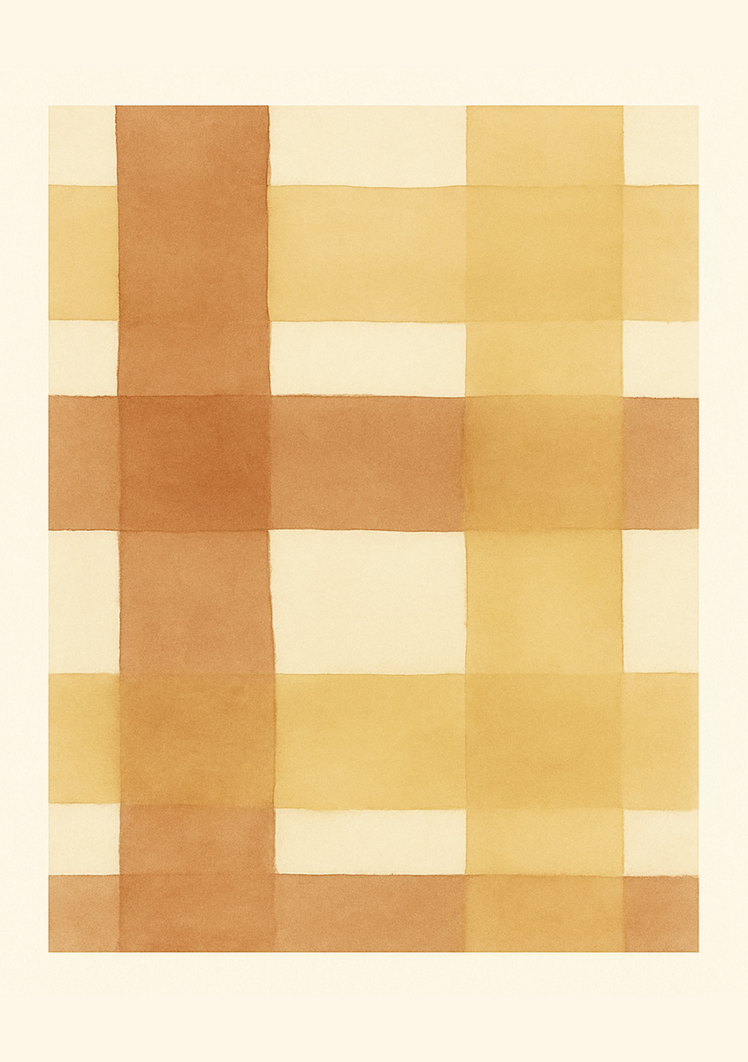 Nordic Loom Tile — Scandi Clay Prints XIII