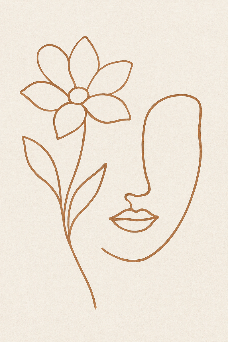 Petal Form — Organic Line Study 4